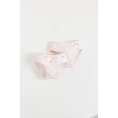 Babycottons Whimsy 2-pack Underwear For Toddler In Pink