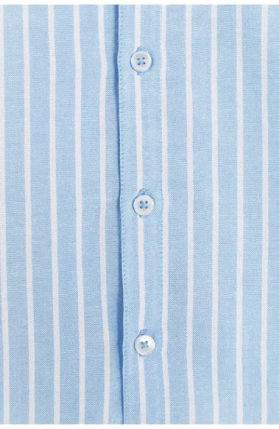 Babycottons Roque Button-front Shirt For Toddler In Blue