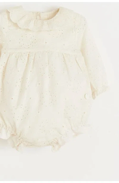 Babycottons Nicole Blouse Bodysuit For Infant In White