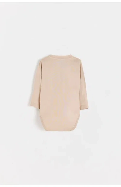 Babycottons Nut Bodysuit For Infant In Brown