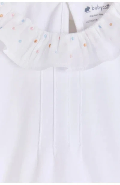 Babycottons Blanc Tee For Toddler In White