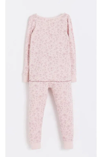 Babycottons Penny Snug Long Pajamas For Toddler In Pink