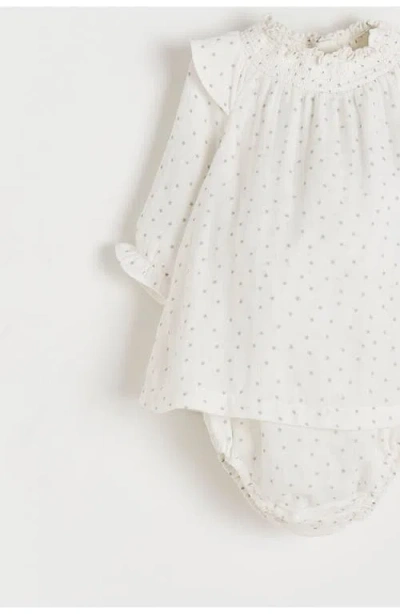 Babycottons Celebration Dress For Infant In White