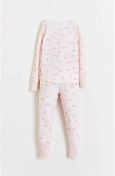 Babycottons Whimsy Snug Long Pajamas For Toddler In Pink