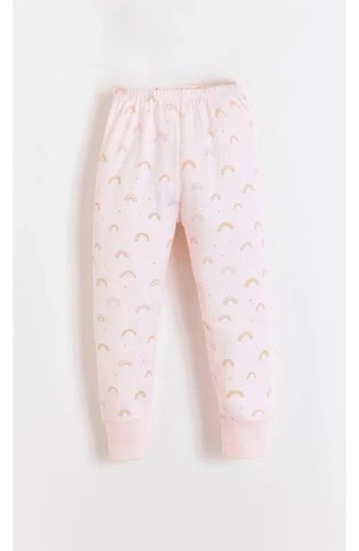 Babycottons Whimsy Snug Long Pajamas For Toddler In Pink