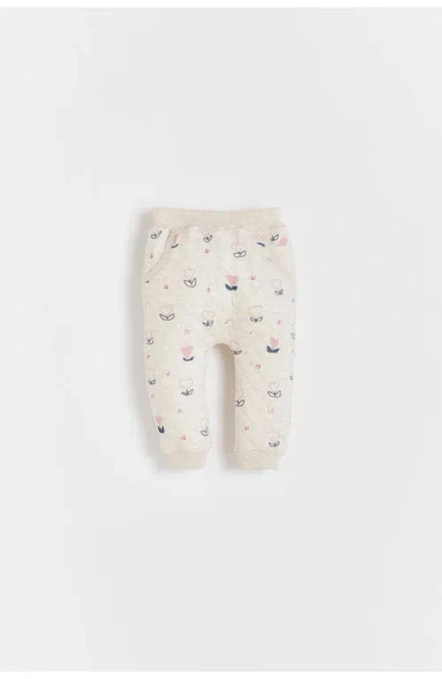Babycottons Hearts Harem Baby Jogger For Infant In White