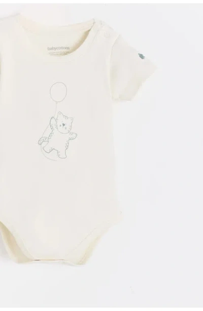 Babycottons Apple Graphic Ss Bodysuit For Infant In White