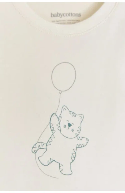 Babycottons Apple Graphic Ss Bodysuit For Infant In White