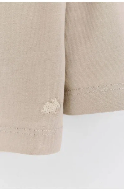 Babycottons Nut Tee For Toddler In Neutral