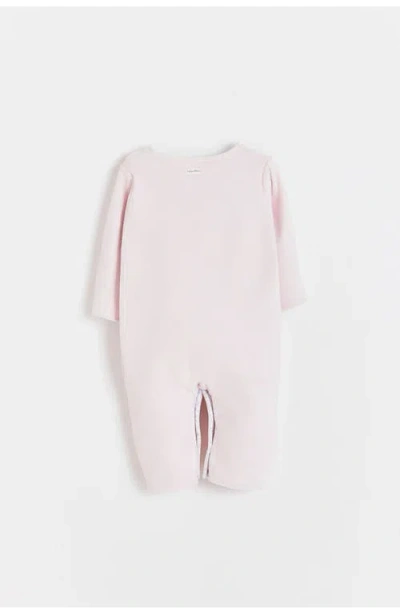 Babycottons Caramel Plush Coverall For Infant In Pink