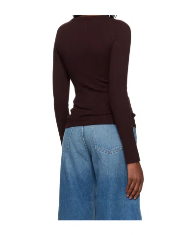 Citizen Of Humanity Bina Crew-neck T-shirt In Brown