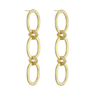 Marcia Moran Women's Gold Clementine Chain Earrings In Gold