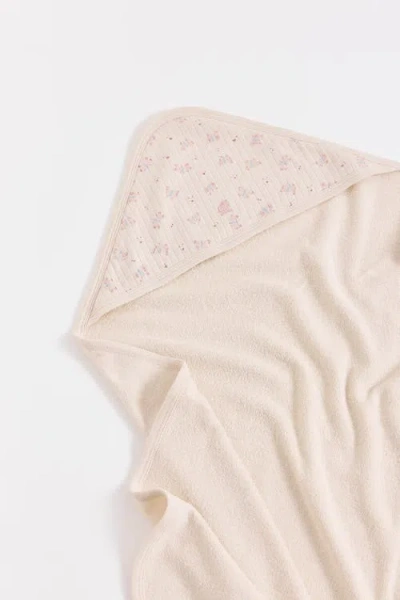 Babycottons Small Hooded Towel In Neutral