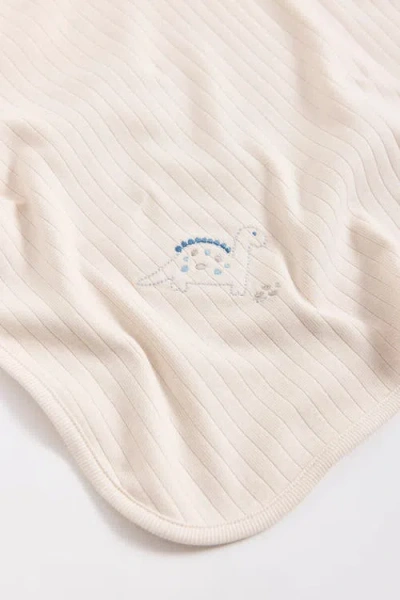 Babycottons Dinomyte Receiving Blanket In Neutral