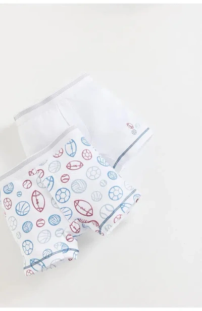 Babycottons Bouncy Boxers 2-pack For Toddler In White