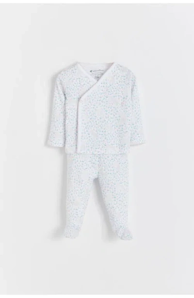Babycottons Caramel Kimono & Pants Set For Infant In White
