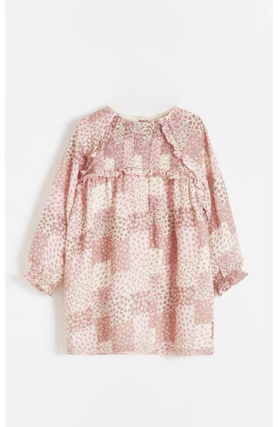 Babycottons Berries Dress For Infant In Pink