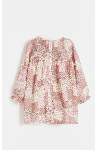 Babycottons Berries Dress For Infant In Pink