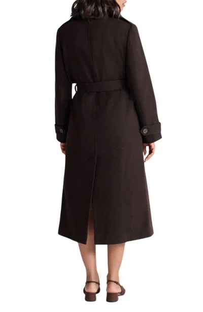 Next Belted Trench Coat In Brown
