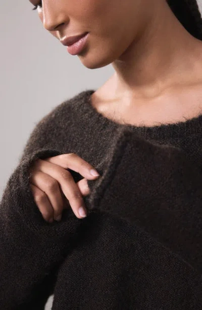 Next Scoop Neck Sweater In Black