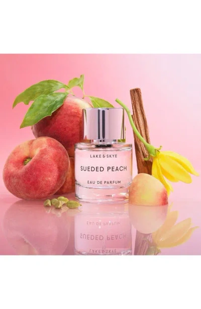 Lake & Skye Sueded Peach Eau De Parfum In Transparent
