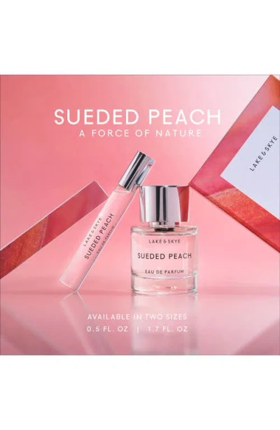 Lake & Skye Sueded Peach Eau De Parfum In Transparent