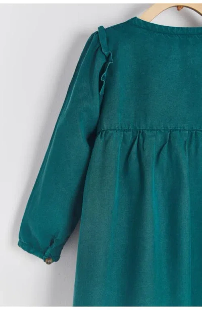 Babycottons Tencel Dress For Toddler In Blue