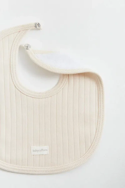 Babycottons Premium Cotton Point Small Bib For Infant In Neutral