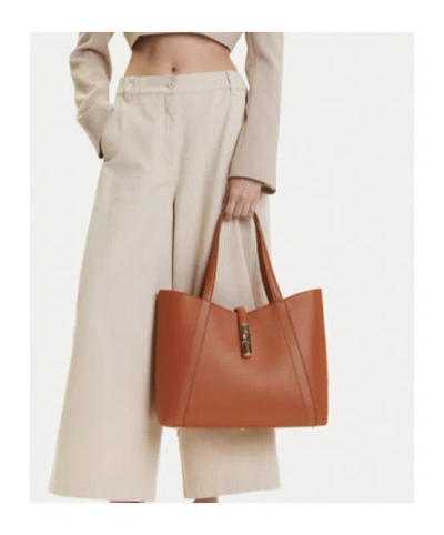 Furla Goccia Handbag In Brown