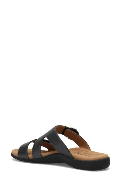 Taos Westside Slide Sandal In Black