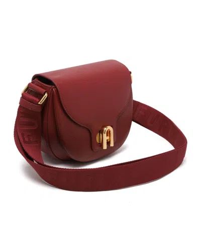 Furla Mini Lotus Shoulder Bag In Red