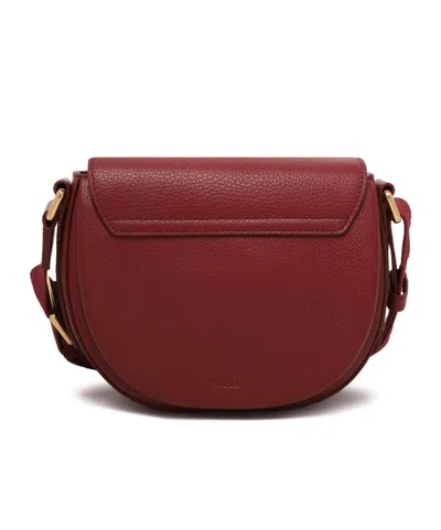 Furla Mini Lotus Shoulder Bag In Red