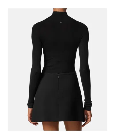 Versace Medusa-head Mini Skirt In Black