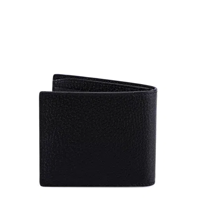 Gucci Gg Marmont Leather Double Fold Wallet In Black