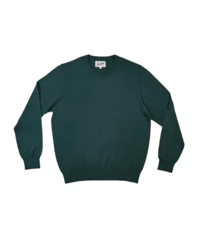 Mc2 Saint Barth Crew-neck Long-sleeve Sweater In Green