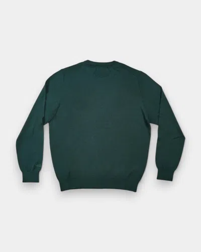 Mc2 Saint Barth Crew-neck Long-sleeve Sweater In Green