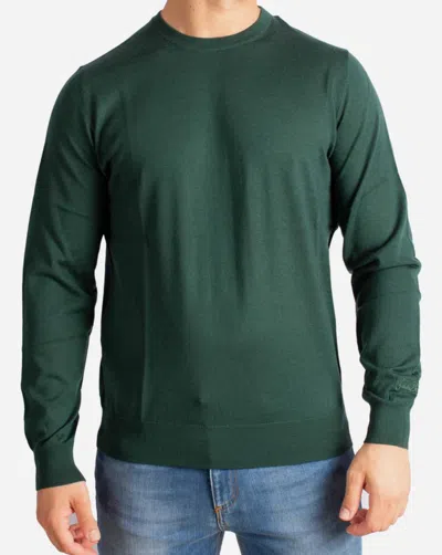 Mc2 Saint Barth Crew-neck Long-sleeve Sweater In Green