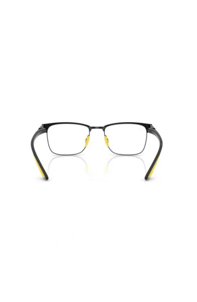 Ray Ban Ray-ban 54mm Square Optical Glasses In Black