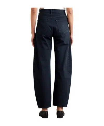 Agolde Luna Pieced Tapered Jeans In Blue