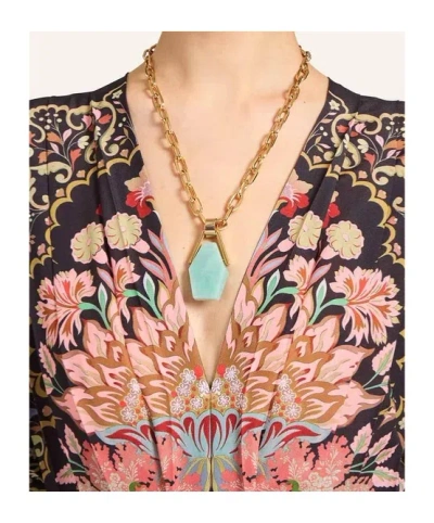 La Doublej Belted Pleated Printed Crepe De Chine Maxi Dress In Multi