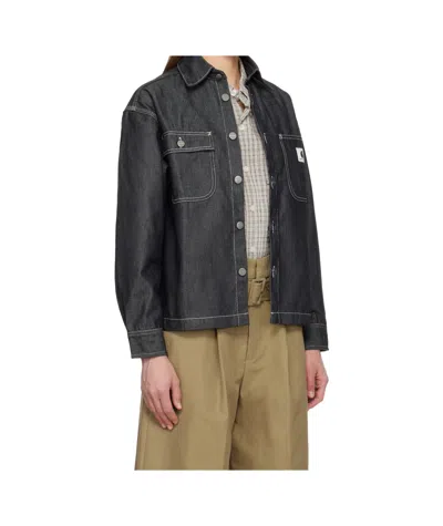 Carhartt W' Louis Shirt Jac In Black