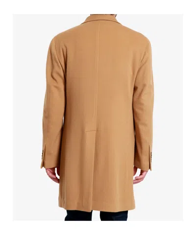 Tagliatore Long-sleeved Coat In Brown