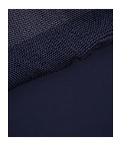 Alaïa Short-sleeved Bodysuit In Blue