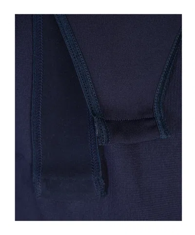 Alaïa Short-sleeved Bodysuit In Blue