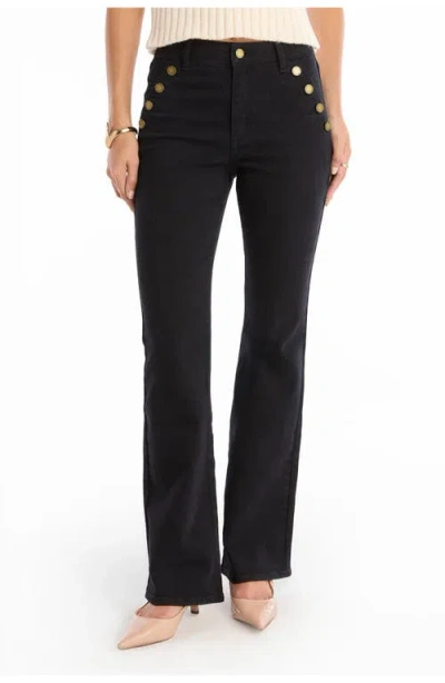 The Noli Shop Allegra Bootcut Jean In Black