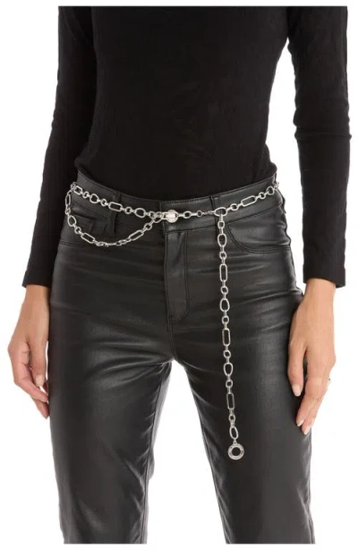The Noli Shop Arden Chain Belt In Multi