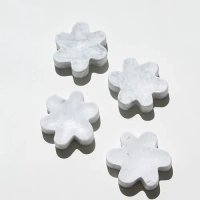 Parma Tile Superbloom Marble Catchall In White