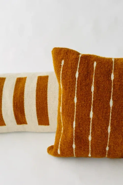 Loom Imports Golden Hour Pillow In Brown