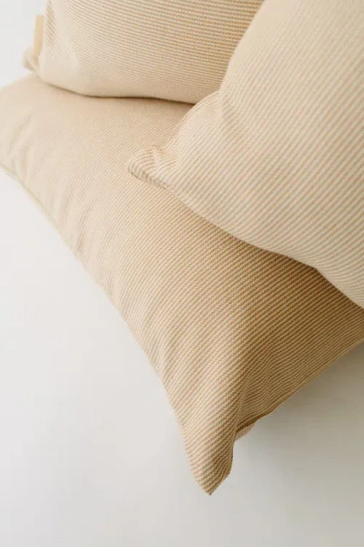 Loom Imports Pinstripe Pillow In Neutral