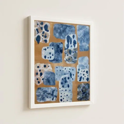 Artxtiles New Spots Small Framed Print In Multi